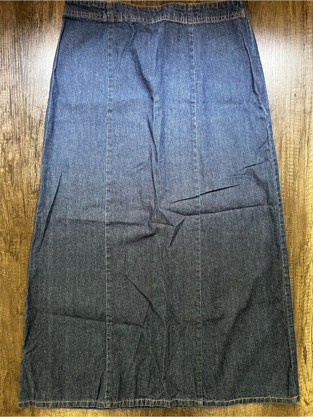 Denim Maxi Skirt